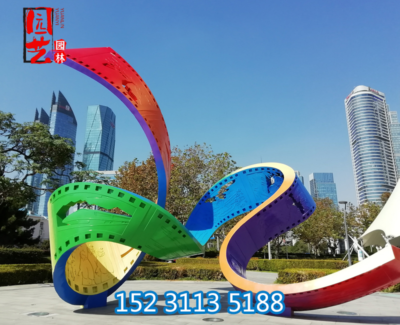 不銹鋼飄帶雕塑 不銹鋼飄帶雕塑